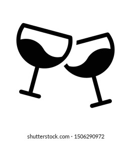 drinks glyph flat vector icon