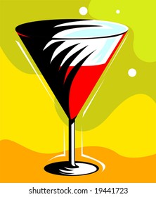  drinks in a goblet	