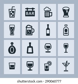 Drinks icon collection