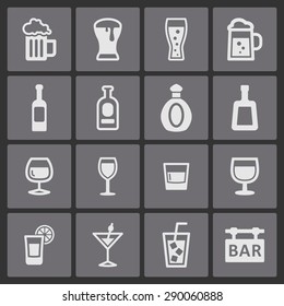 Drinks icon collection