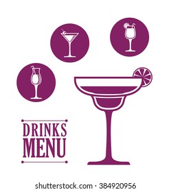 Drinks icon design 