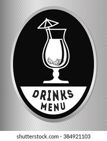 Drinks icon design 