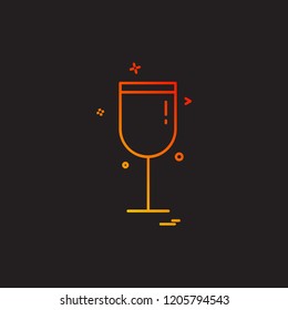 Drinks icon design vector