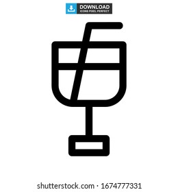 drinks icon or logo isolated sign symbol vector illustration - high quality black style vector icons
