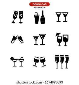 drinks icon or logo isolated sign symbol vector illustration - Collection of high quality black style vector icons
