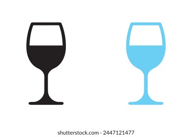 Drinks icon over white background, silhouette and flat style concept. vector illustration