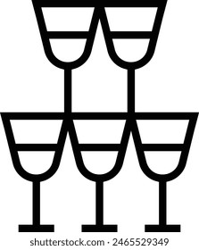 drinks icon. Thin linear style design isolated on white background