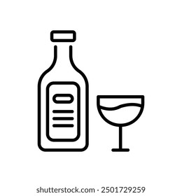 Drinks icon vector stock illustration