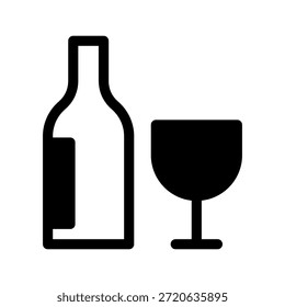Ilustración de diseño de símbolo de Vector de icono de bebidas