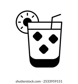 drinks icon with white background vector stock illustration