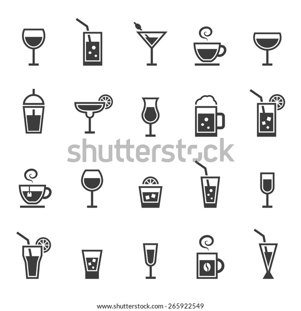 Drinks icons
set.