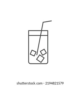Drinks icons  symbol vector elements for infographic web