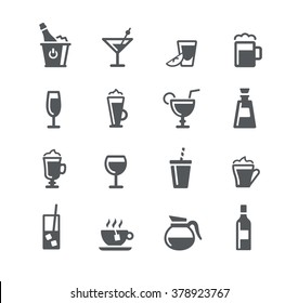 Drinks Icons // Utility Series