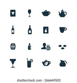 drinks Icons Vector set