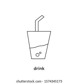  drinks icons, water, soft drink, alcohol, juice, glass, milk shake