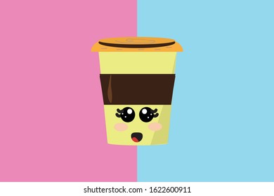 Drinks Kawaii Cute Illustration Character