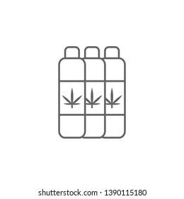 Drinks, marijuana icon. Element of marijuana icon. Thin line icon for website design and development, app development. Premium icon