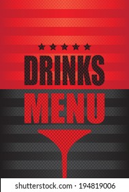 drinks menu background