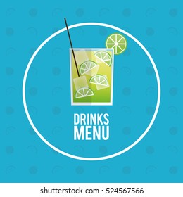 drinks menu cocktail mojito icon