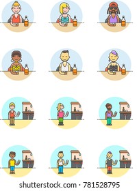 Drinks- Multicolor Icon Set