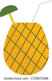 Drinks simple clip art vector illustration