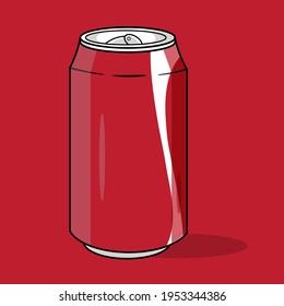 Drinks  Soda Can Vector design 