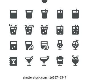 Drinks v2 UI Pixel Perfect Well-crafted Vector Solid Icons 48x48 Ready for 24x24 Grid for Web Graphics and Apps. Simple Minimal Pictogram