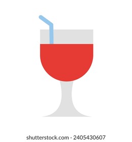 Drinks Vector Flat Icon For Personal And Commercial Use.
