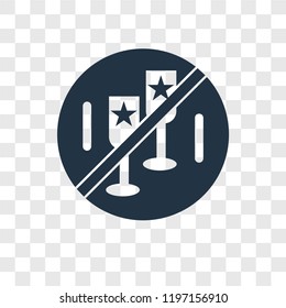 Drinks vector icon isolated on transparent background, Drinks transparency logo concept