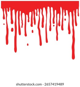 Goteo de sangre elemento dibujado a mano