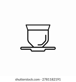drip coffee cup icon sign vector