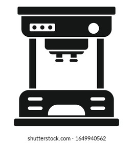 Drip coffee machine icon. Simple illustration of drip coffee machine vector icon for web design isolated on white background