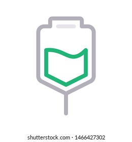 drip colour line vector icon