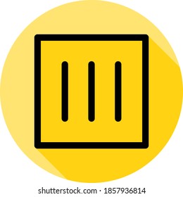 drip dry icon long shadow