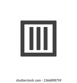 Drip dry laundromat sign vector icon. filled flat sign for mobile concept and web design. Wash machine instruction glyph icon. Symbol, logo illustration. Pixel perfect vector graphics