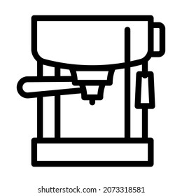 drip filtration coffee machine line icon vector. drip filtration coffee machine sign. isolated contour symbol black illustration