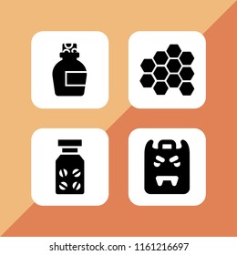 drip icon. 4 drip set with honey, vampire, syrup and hospital vector icons for web and mobile app