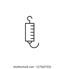 drip icon. Element of medicine icon for mobile concept and web apps. Thin line drip icon can be used for web and mobile on white background