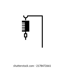 Drip icon glyph style design. Drip vector illustration. isolated on white background.