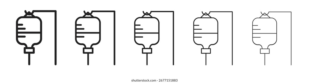 Ilustración vectorial de icono de goteo aislada