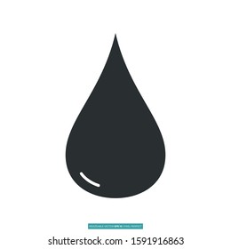drip icon vector illustration logo template for many purpose. Isolated on white background.