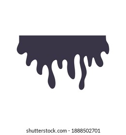 drip ink blot flat style icon vector illustration design