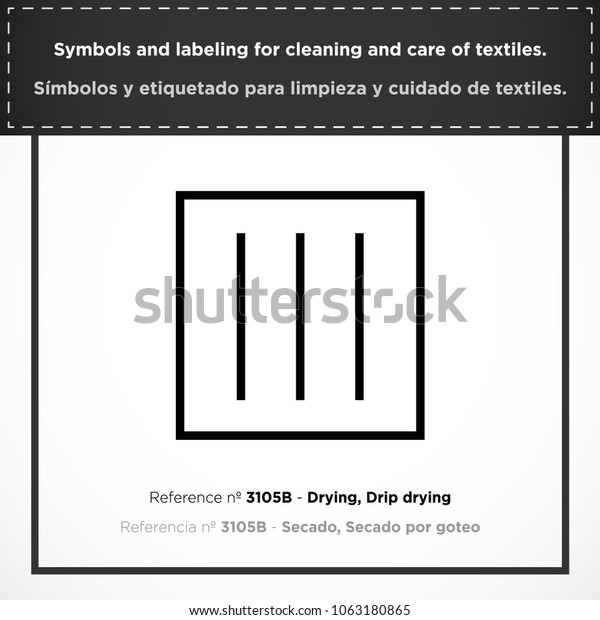 drip-line-drying-b-pictorial-symbols-stock-vector-royalty-free