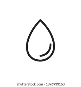 Icono de línea de goteo, signo de vector de contorno, pictograma de estilo lineal aislado en blanco. Símbolo, ilustración del logotipo. Trazo editable. Píxel perfecto