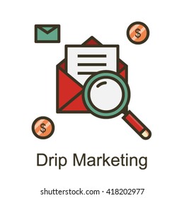 Drip marketing icon