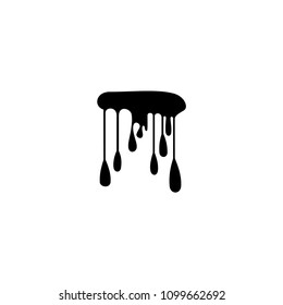 Drip paint icon template