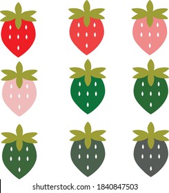 drip set icon fresh fruit