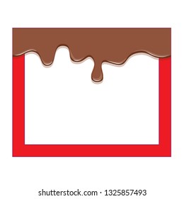 drip sweet frame vector illustration