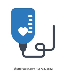 drip vector glyph color icon 