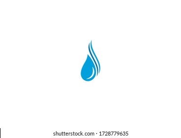 drip water purity logo symbol design